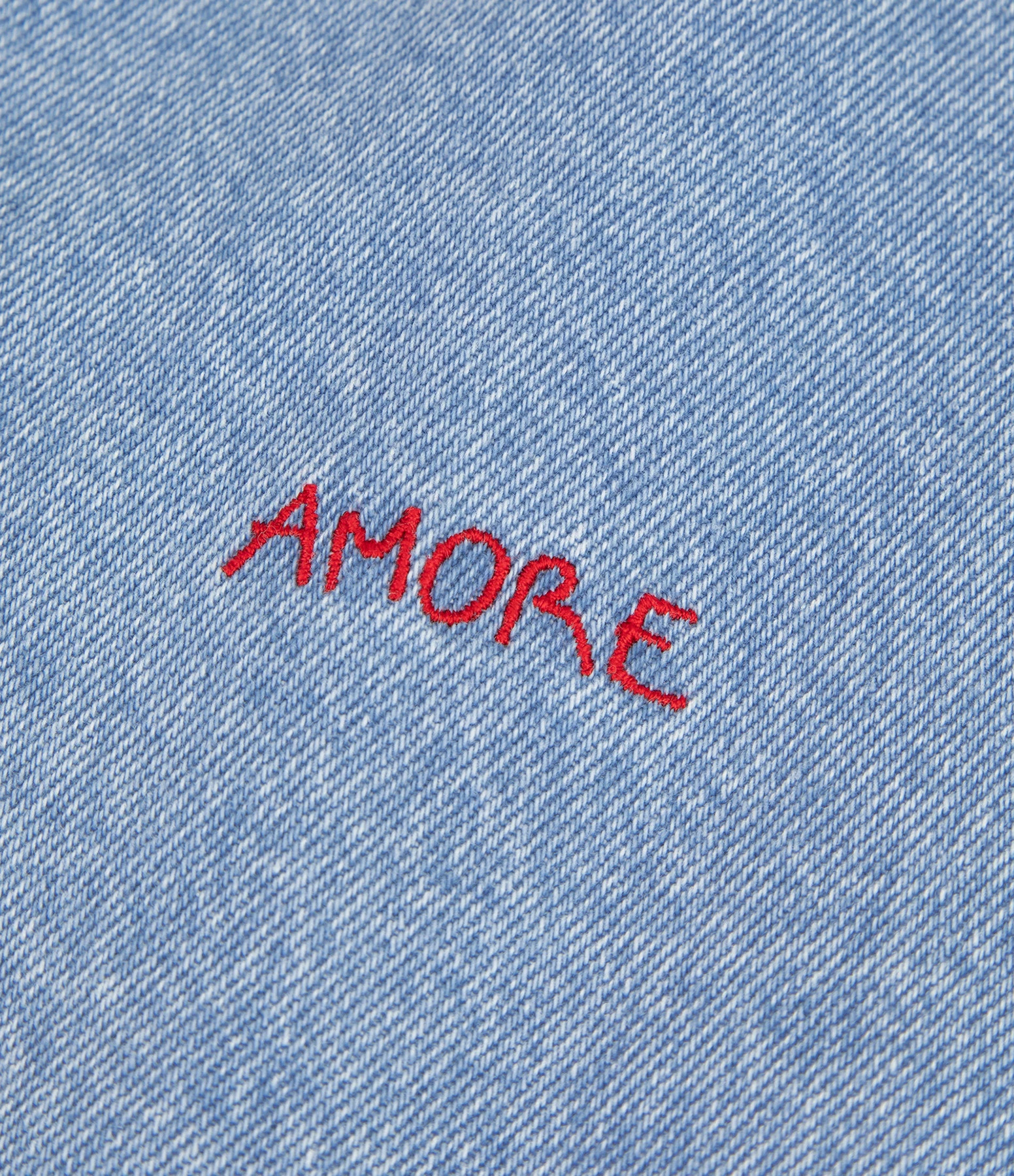 Promo ???? MAISON LABICHE Veste Unisexe Amore Denim Bleu ???? 2 Promo ???? MAISON LABICHE Veste Unisexe Amore Denim Bleu ???? – Image 2