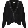 Promo 🎉 MM6 MAISON MARGIELA Cardigan Noir, Collection Studio ❤️