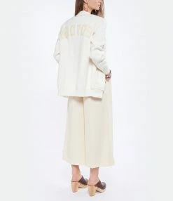De gros 🌟 GOLDEN GOOSE Cardigan Coton Blanc ⭐ -BOUTIQUE MARGAUX LONNBERG unnamed file 1147