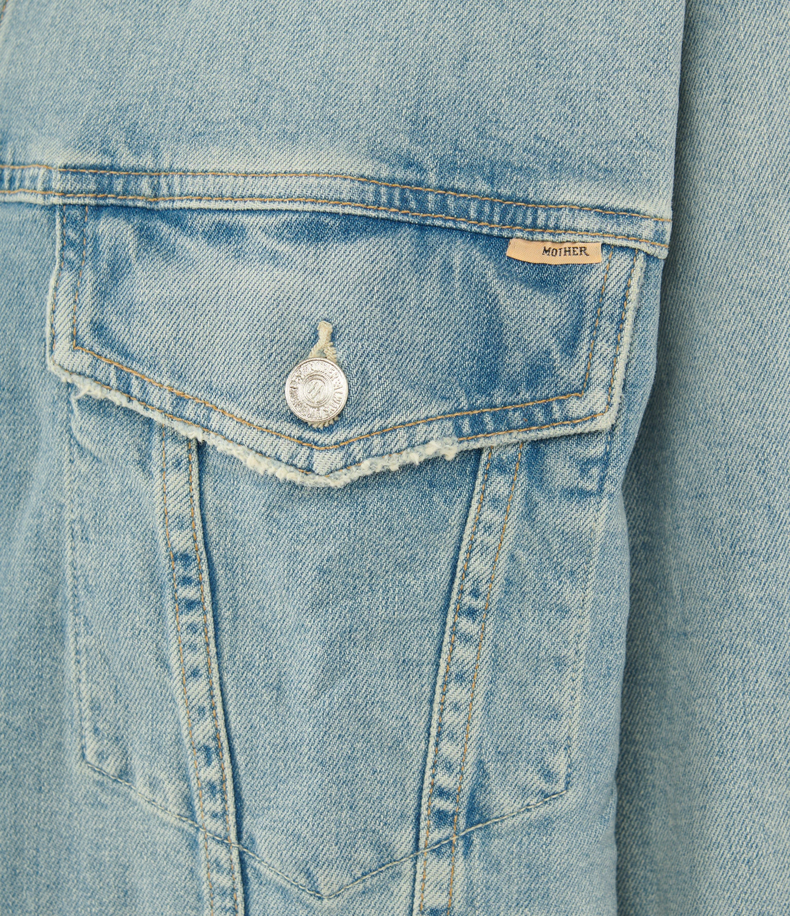 Le moins cher ???? MOTHER Veste The Drop It Drifter Denim I Confess ???? 2 Le moins cher ???? MOTHER Veste The Drop It Drifter Denim I Confess ???? – Image 2