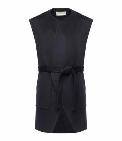 Top 10 🛒 VANESSA BRUNO Veste Sans Manches Marvin Laine Bleu Marine 🎁