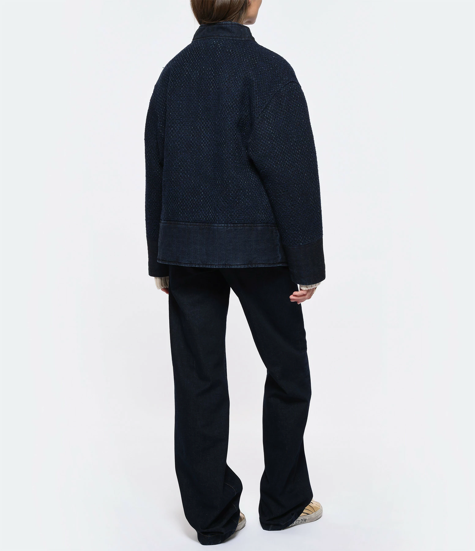 Meilleure vente 😍 CLOSED Veste Patchwork Denim Bleu Foncé 🌟 4 Meilleure vente 😍 CLOSED Veste Patchwork Denim Bleu Foncé 🌟 – Image 4