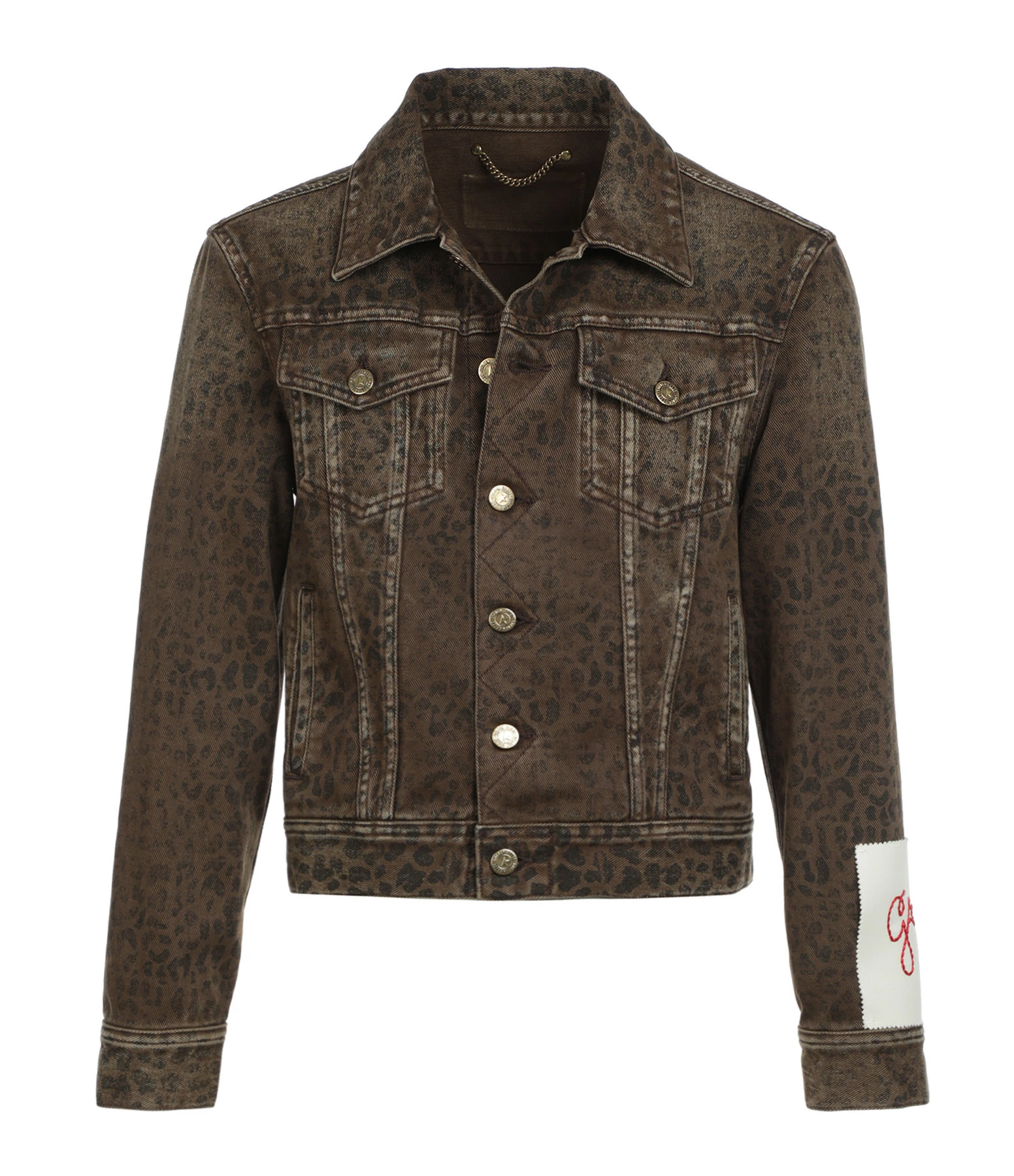 Grosses soldes ⭐ GOLDEN GOOSE Veste Denim Léopard 🔥 1 Grosses soldes ⭐ GOLDEN GOOSE Veste Denim Léopard 🔥