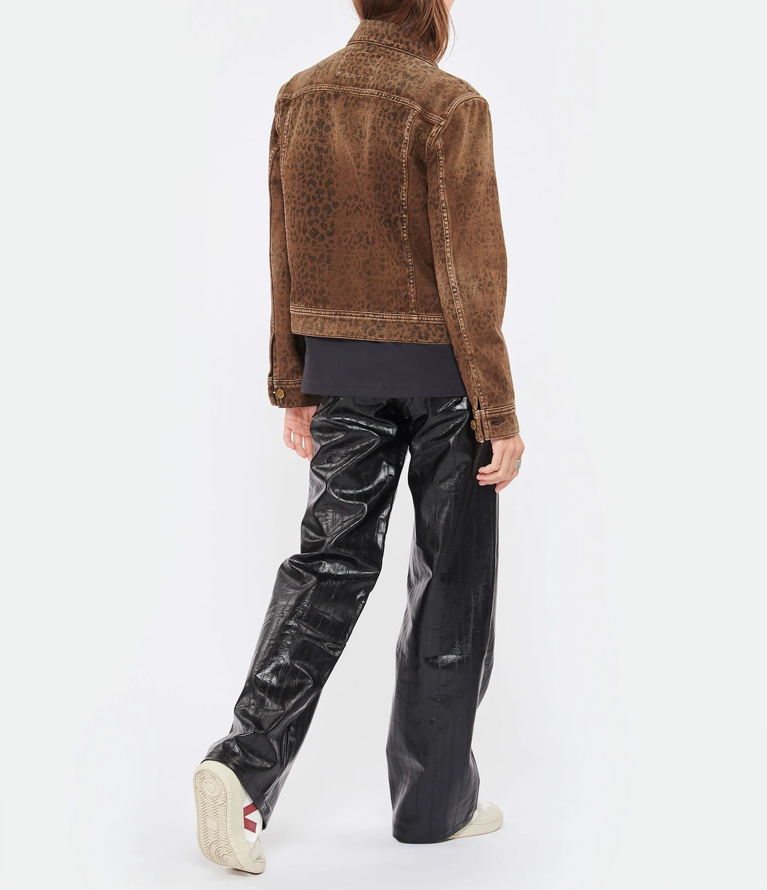 Grosses soldes ⭐ GOLDEN GOOSE Veste Denim Léopard 🔥 5 Grosses soldes ⭐ GOLDEN GOOSE Veste Denim Léopard 🔥 – Image 5