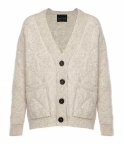 Le moins cher 🥰 ROBERTO COLLINA Cardigan Laine Beige 😍