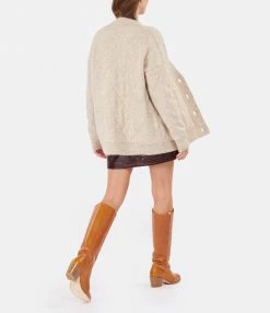 Le moins cher 🥰 ROBERTO COLLINA Cardigan Laine Beige 😍 -BOUTIQUE MARGAUX LONNBERG unnamed file 1189