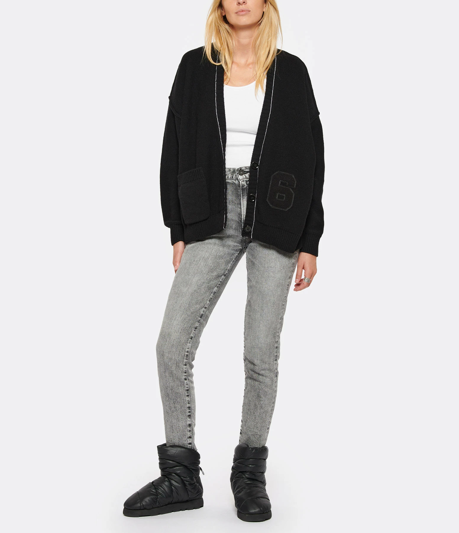 Promo 🎉 MM6 MAISON MARGIELA Cardigan Noir, Collection Studio ❤️ 7 Promo 🎉 MM6 MAISON MARGIELA Cardigan Noir, Collection Studio ❤️ – Image 7