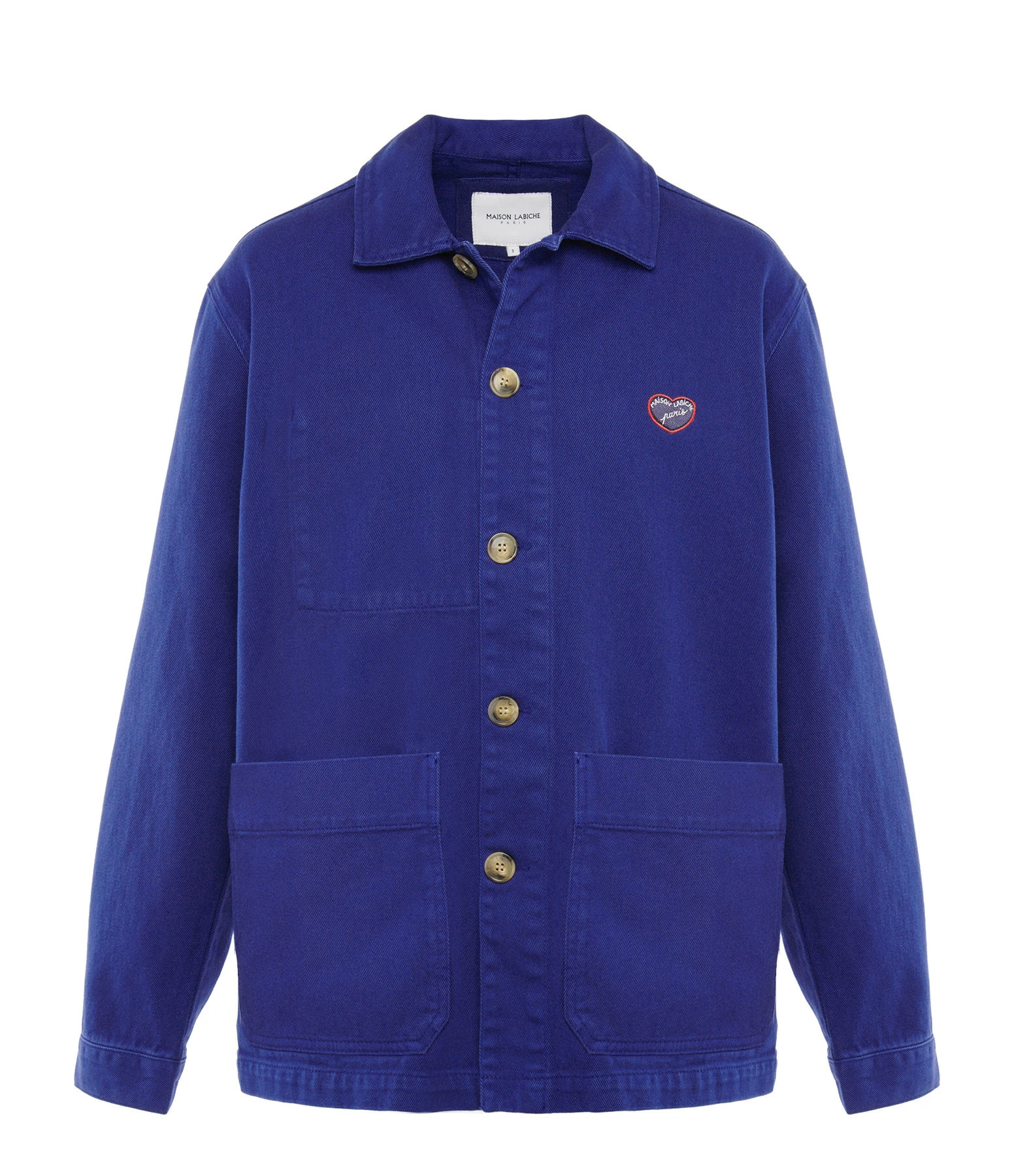 Top 10 🔔 MAISON LABICHE Veste Sebasto Patch Cœur Coton Bleu Roi 😀 1 Top 10 🔔 MAISON LABICHE Veste Sebasto Patch Cœur Coton Bleu Roi 😀