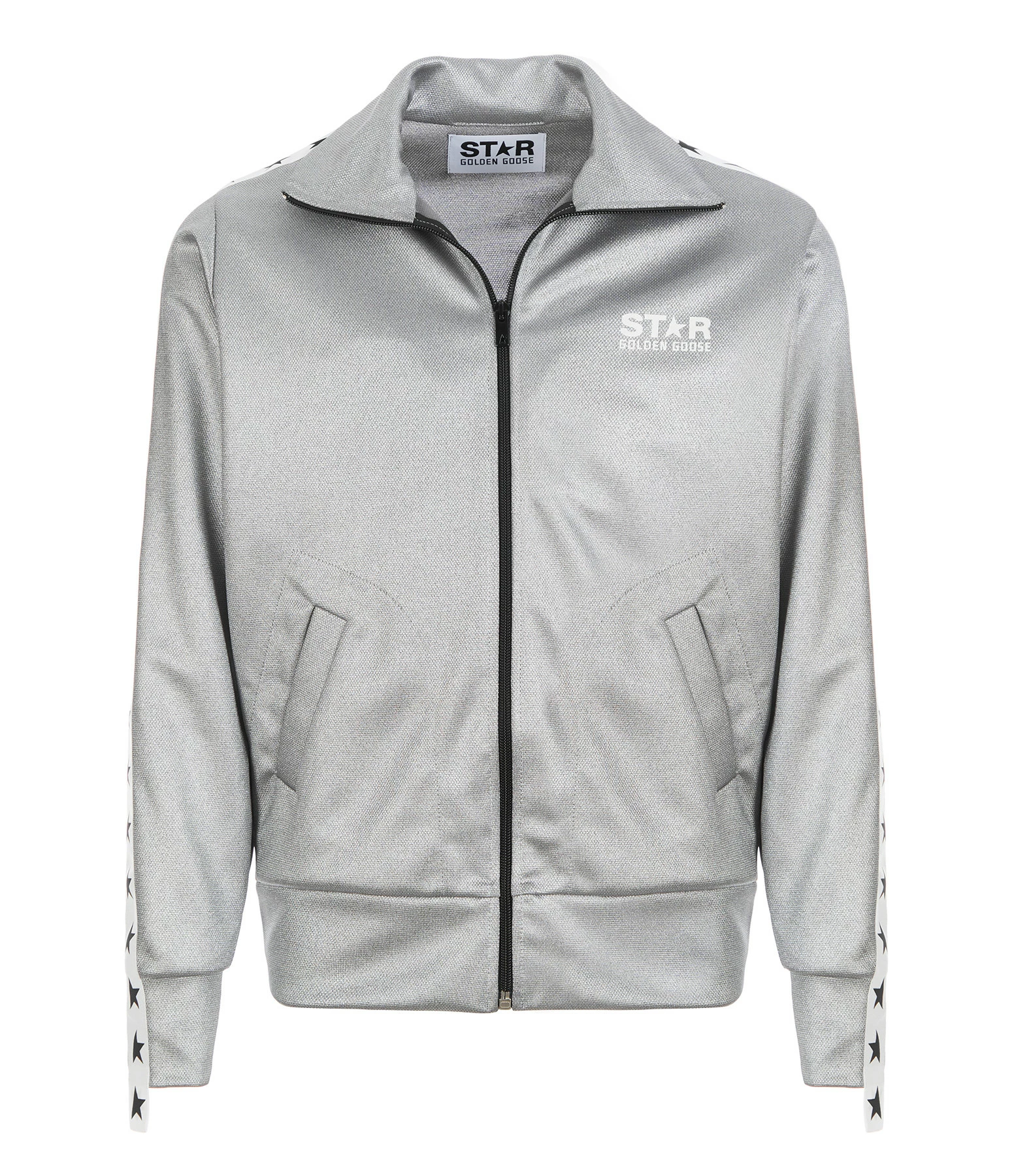 Promo ???? GOLDEN GOOSE Veste Denise Étoile Gris ✨ 1 Promo ???? GOLDEN GOOSE Veste Denise Étoile Gris ✨