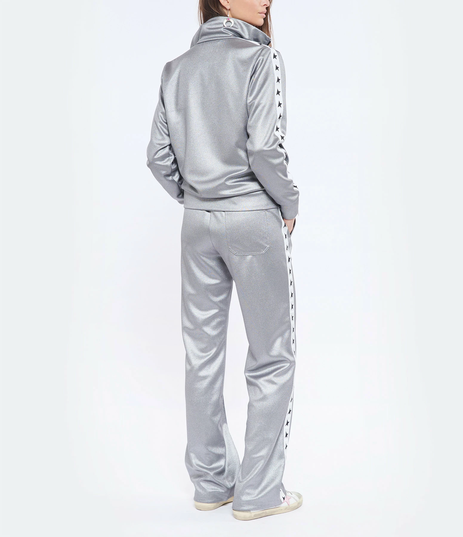 Promo ???? GOLDEN GOOSE Veste Denise Étoile Gris ✨ 5 Promo ???? GOLDEN GOOSE Veste Denise Étoile Gris ✨ – Image 5