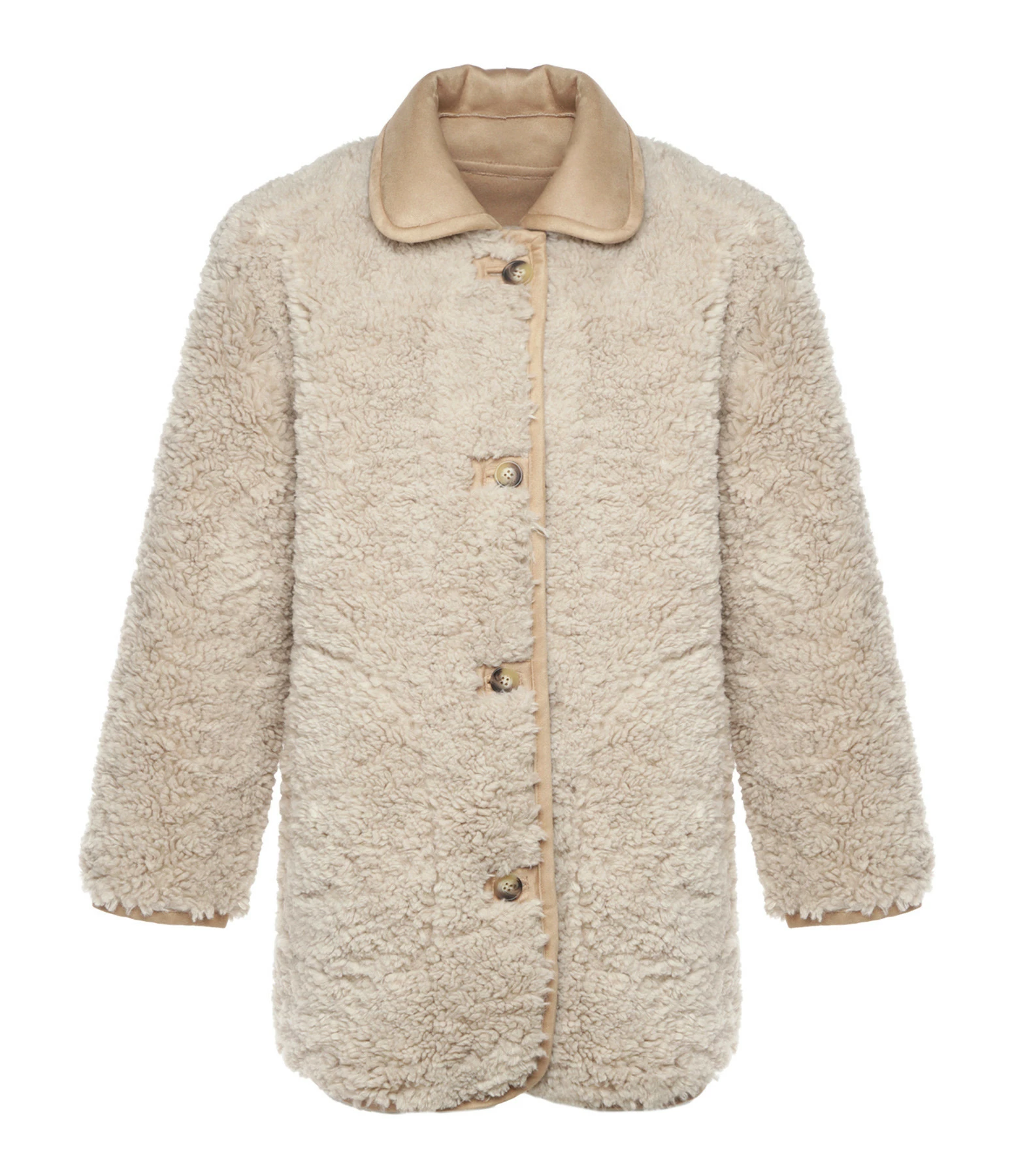 De gros ???? VANESSA BRUNO Veste Réversible Vanna Beige ???? 1 De gros ???? VANESSA BRUNO Veste Réversible Vanna Beige ????