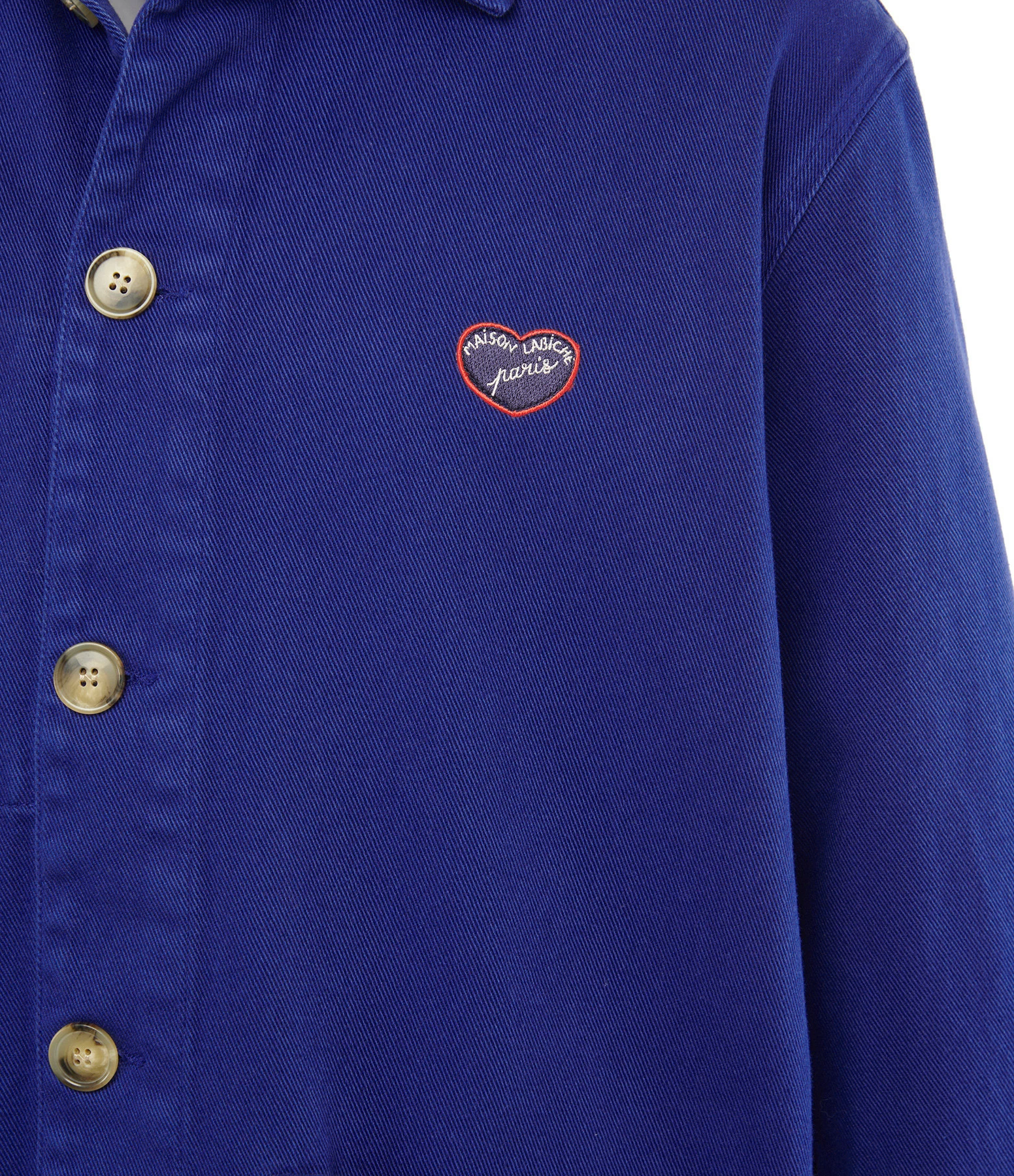 Top 10 🔔 MAISON LABICHE Veste Sebasto Patch Cœur Coton Bleu Roi 😀 2 Top 10 🔔 MAISON LABICHE Veste Sebasto Patch Cœur Coton Bleu Roi 😀 – Image 2