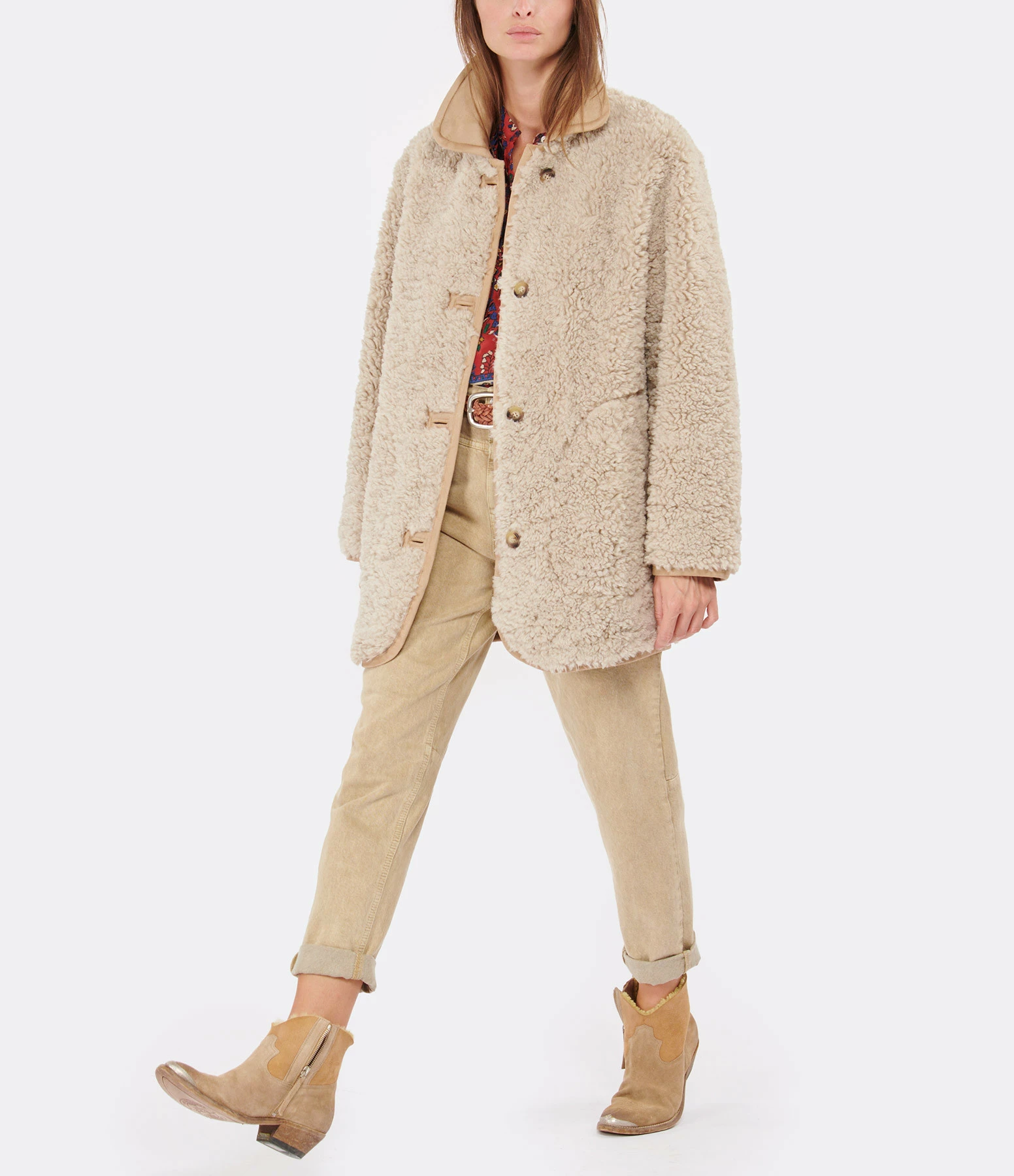 De gros ???? VANESSA BRUNO Veste Réversible Vanna Beige ???? 10 De gros ???? VANESSA BRUNO Veste Réversible Vanna Beige ???? – Image 10