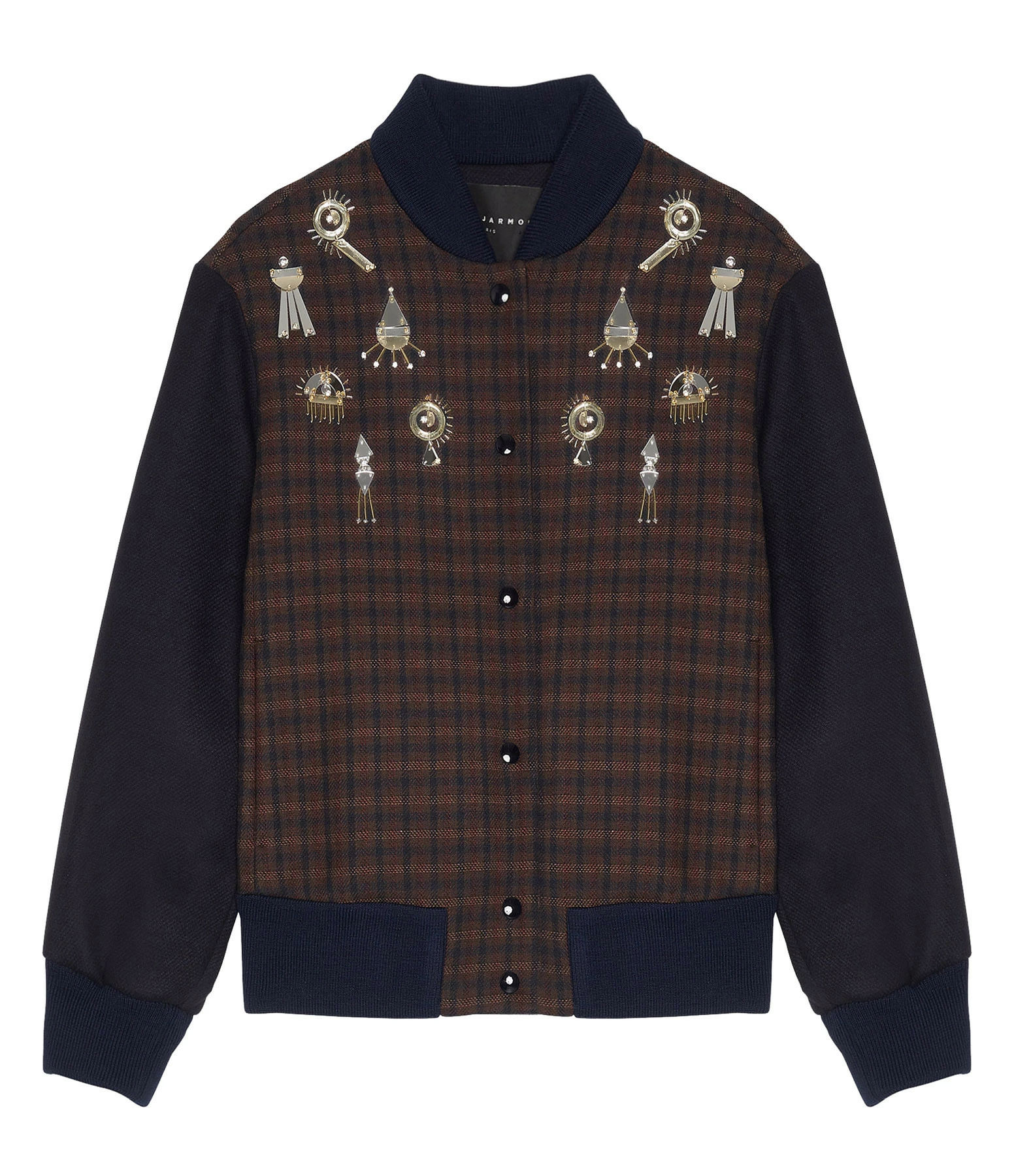 Promo ???? TARA JARMON Veste Bomber Vonnie Laine Châtaigne ⭐ 1 Promo ???? TARA JARMON Veste Bomber Vonnie Laine Châtaigne ⭐