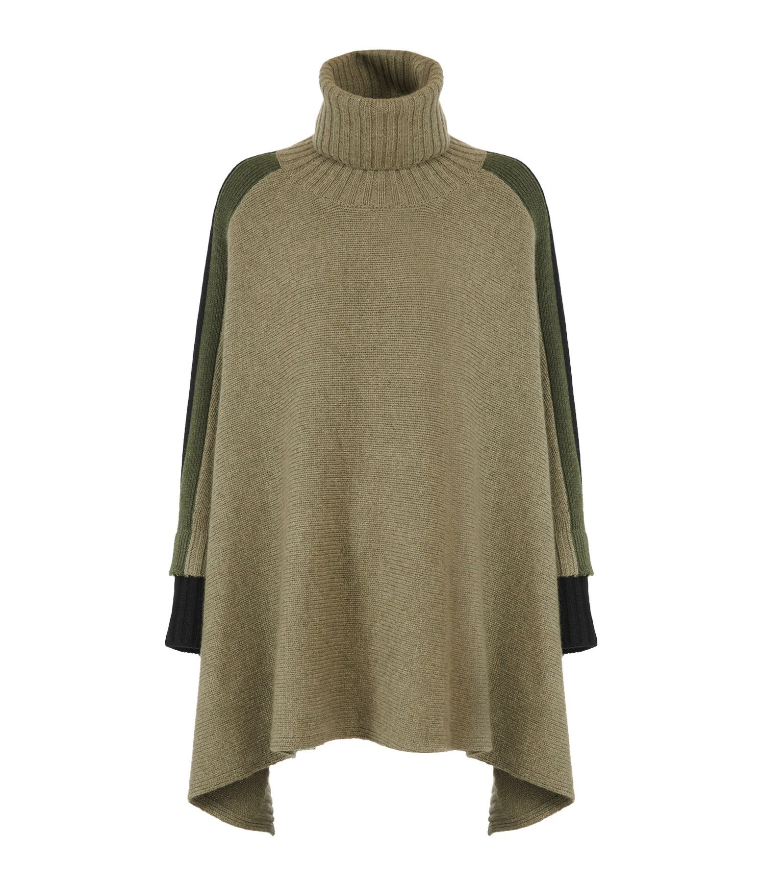 Meilleure vente ???? KUJTEN Poncho Ciara Smoking Cachemire Kaki Noir ???? 1 Meilleure vente ???? KUJTEN Poncho Ciara Smoking Cachemire Kaki Noir ????