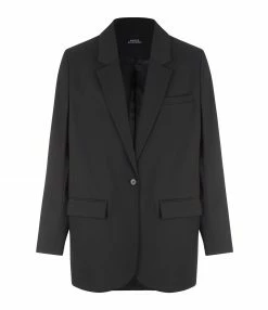 De gros 🧨 MAISON STANDARDS Veste Blazer Oversize Andrea S Laine Noir 🌟