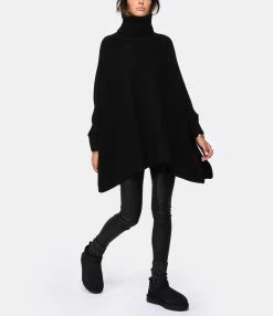 De gros 😉 KUJTEN Poncho Ciara Col Roulé Cachemire Noir 💯 -BOUTIQUE MARGAUX LONNBERG unnamed file 1300