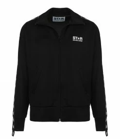 De gros 🎉 GOLDEN GOOSE Veste Homme Denis Étoile Noir 🛒