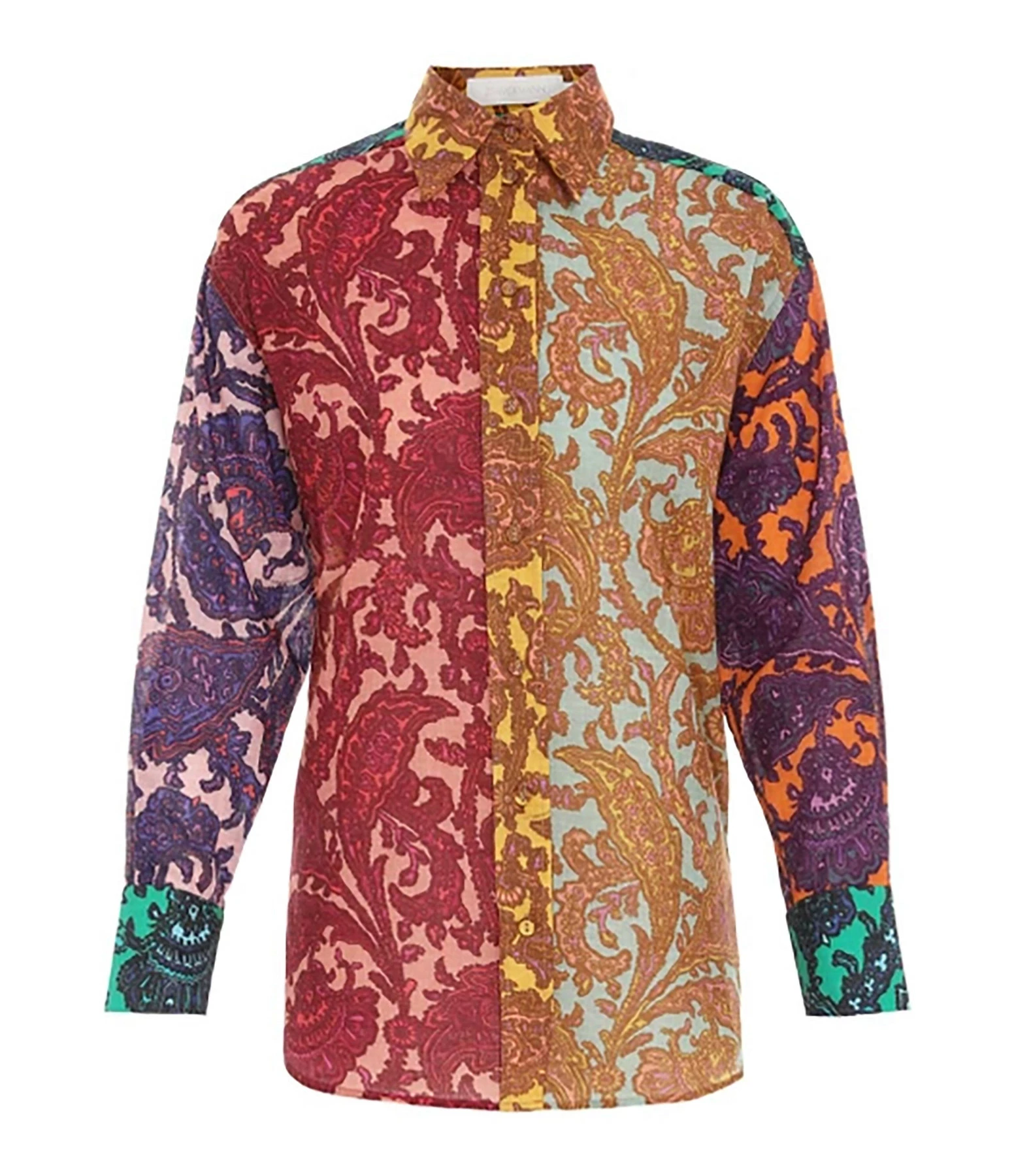 Sortie ???? ZIMMERMANN Chemise Tiggy Coton Imprimé Cachemire ???? 1 Sortie ???? ZIMMERMANN Chemise Tiggy Coton Imprimé Cachemire ????