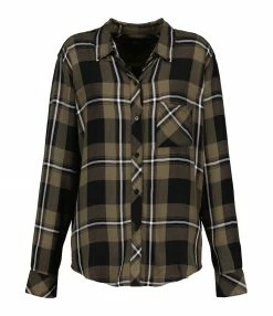 Budget 🎉 RAILS Chemise Hunter Black Olive Ivory 🎉