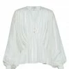Vente flash 🎁 FORTE_FORTE Blouse Bohémienne Soie Blanc ✨