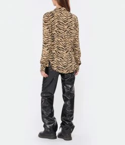 Acheter 🧨 ZADIG & VOLTAIRE Chemise Teros Tigre Naturel ❤️ -BOUTIQUE MARGAUX LONNBERG unnamed file 1439