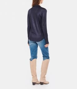 Sortie ⭐ MAJESTIC FILATURES Chemise Métallique Navy 😉 9 Sortie ⭐ MAJESTIC FILATURES Chemise Métallique Navy 😉 -BOUTIQUE MARGAUX LONNBERG unnamed file 1453