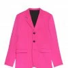 Bon marché ⌛ AMI PARIS Veste Blazer Unisexe Laine Vierge Fuchsia 🥰
