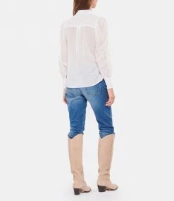 De gros 🔔 LAURENCE BRAS Chemise Vase Coton Blanc 👏 -BOUTIQUE MARGAUX LONNBERG unnamed file 1468