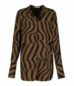 Bon marché 🌟 CLOSED Chemise Motifs Noir Chocolat ❤️