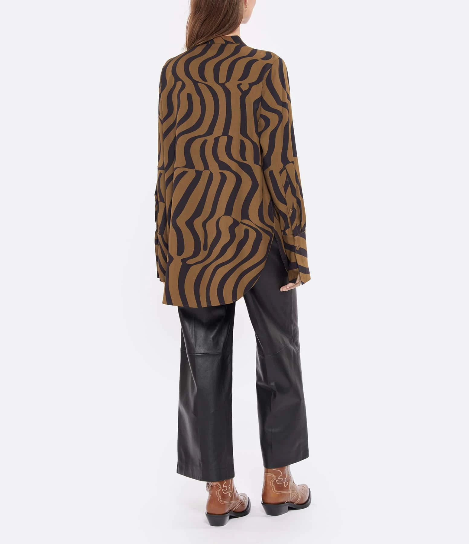 Bon marché 🌟 CLOSED Chemise Motifs Noir Chocolat ❤️ 5 Bon marché 🌟 CLOSED Chemise Motifs Noir Chocolat ❤️ – Image 5