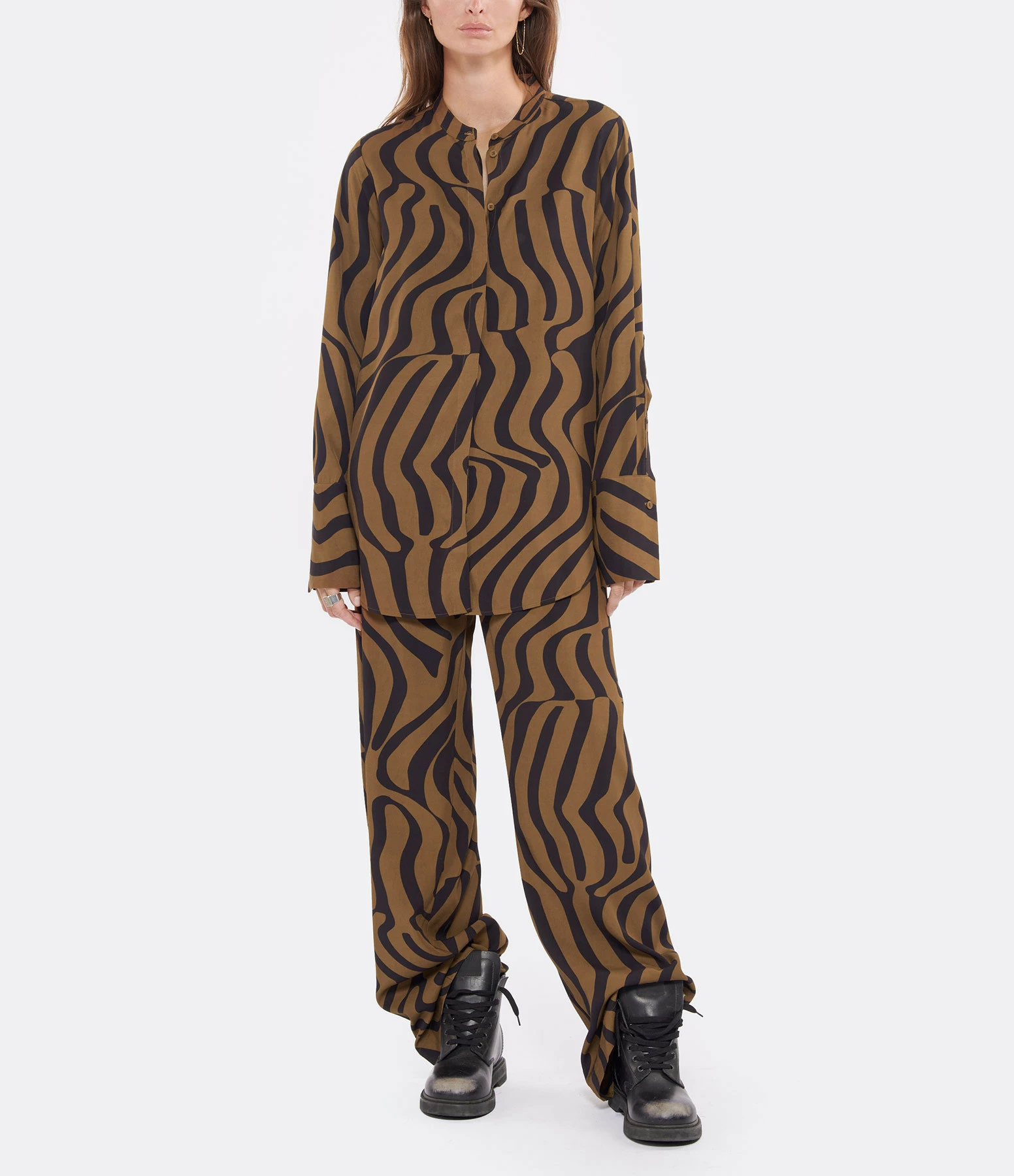 Bon marché 🌟 CLOSED Chemise Motifs Noir Chocolat ❤️ 6 Bon marché 🌟 CLOSED Chemise Motifs Noir Chocolat ❤️ – Image 6