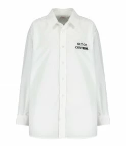 Le moins cher ❤️ DEAR JULIETTE Chemise Out Of Control Coton Blanc ⭐