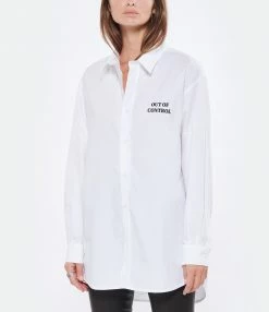 Le moins cher ❤️ DEAR JULIETTE Chemise Out Of Control Coton Blanc ⭐ -BOUTIQUE MARGAUX LONNBERG unnamed file 1497