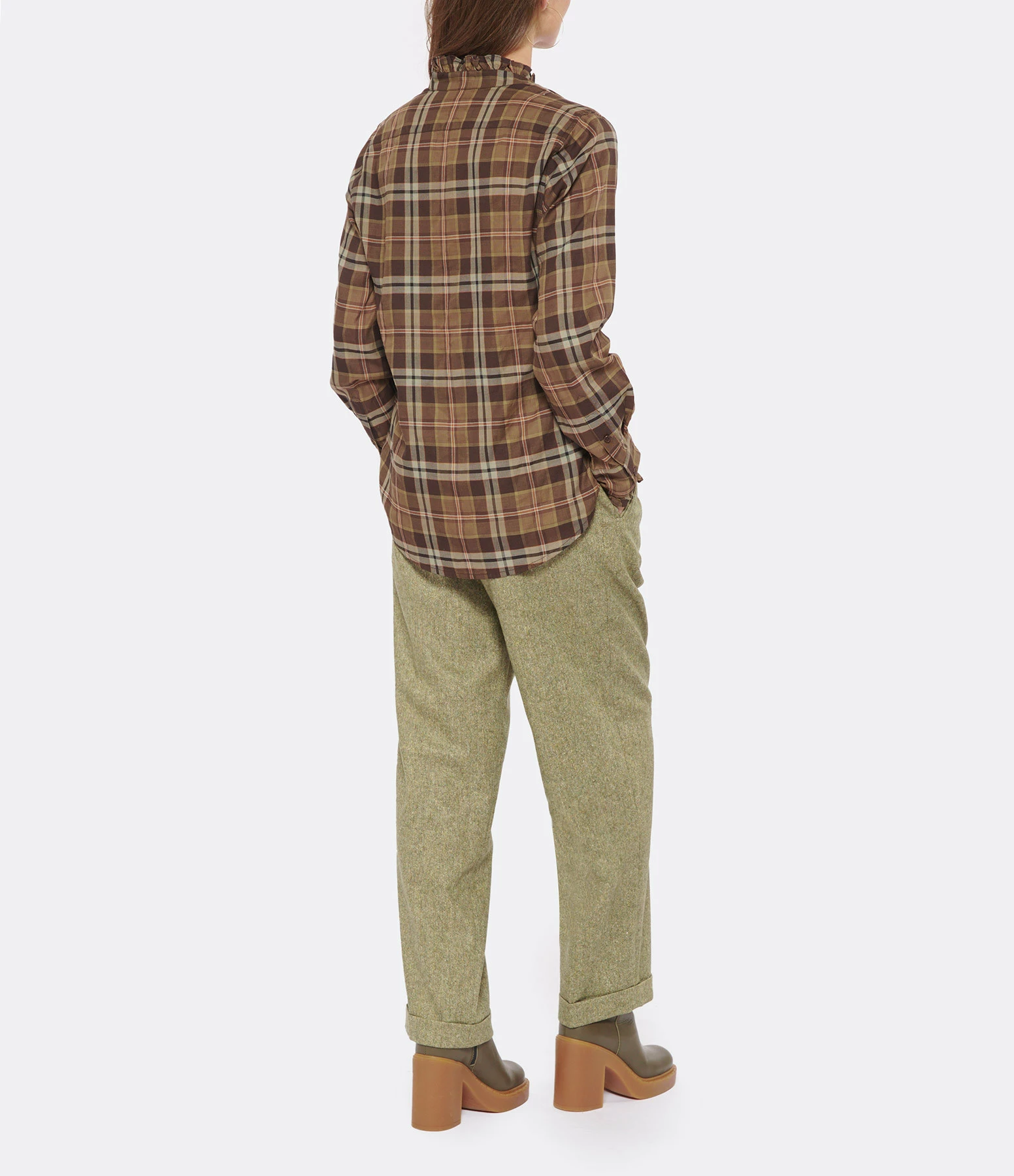 Bon marché ???? NILI LOTAN Chemise Lydia Carreaux ???? 5 Bon marché ???? NILI LOTAN Chemise Lydia Carreaux ???? – Image 5