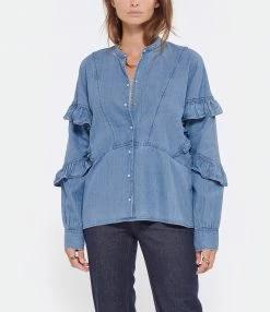 Vente flash 🎁 ROSEANNA Chemise Edgard Coton Denim 👏 -BOUTIQUE MARGAUX LONNBERG unnamed file 1533