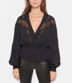 Promo 👏 IRO Blouse Finra Dentelle Noir 💯 -BOUTIQUE MARGAUX LONNBERG unnamed file 1567