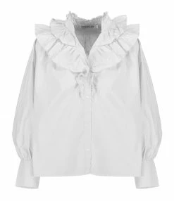 Promo ❤️ CHARLIE JOE Chemise Marius Coton Blanc ⭐