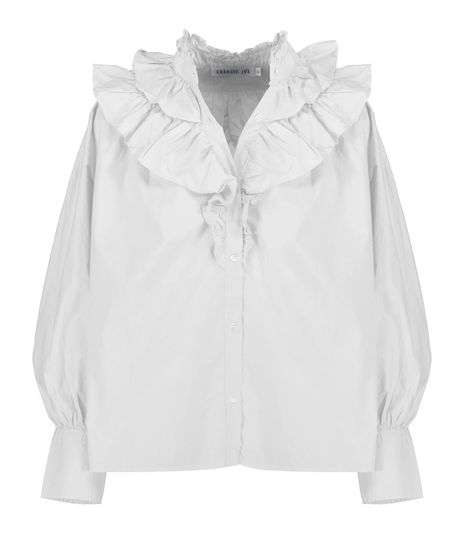 Promo ❤️ CHARLIE JOE Chemise Marius Coton Blanc ⭐ 1 Promo ❤️ CHARLIE JOE Chemise Marius Coton Blanc ⭐