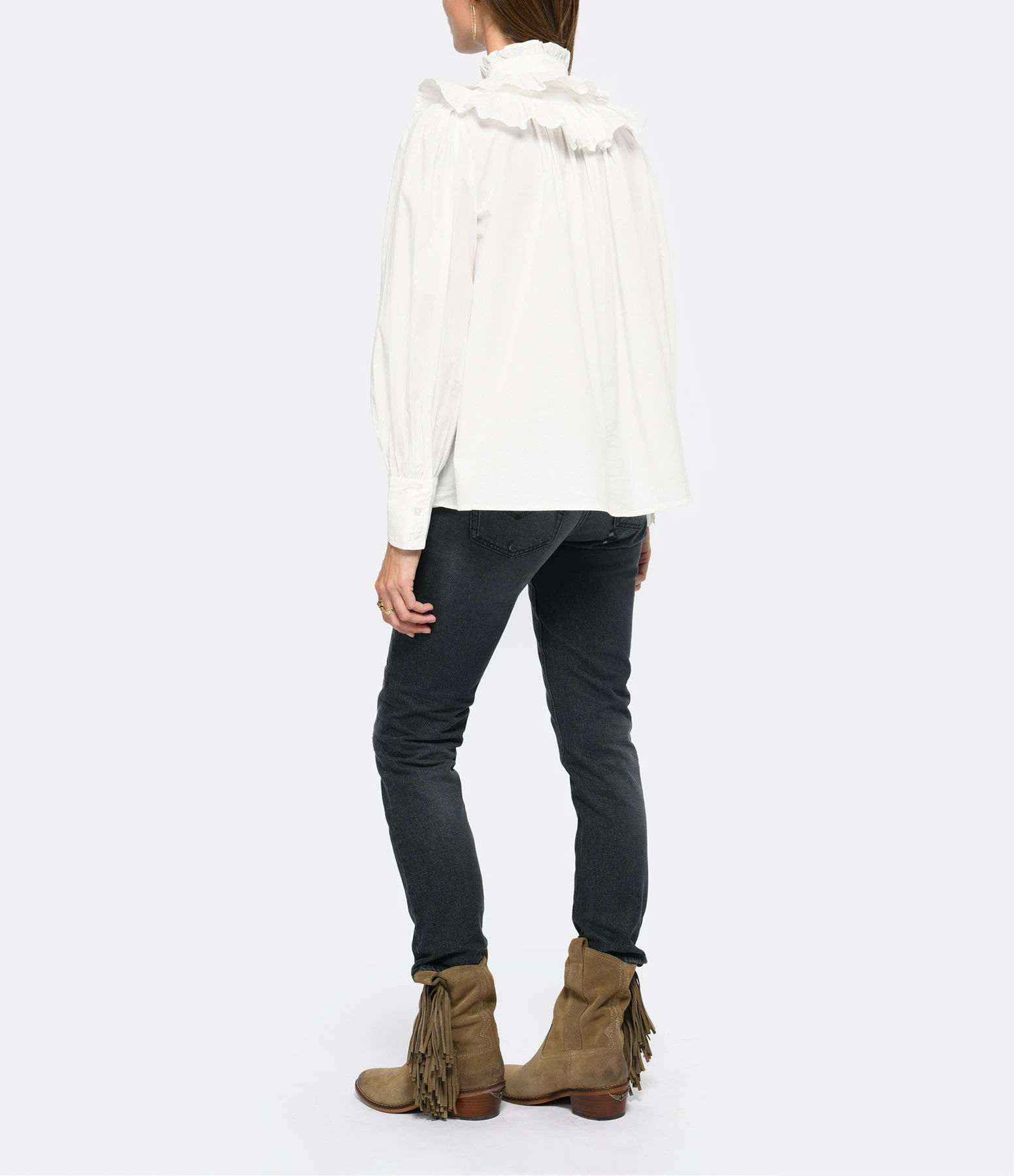 Promo ❤️ CHARLIE JOE Chemise Marius Coton Blanc ⭐ 5 Promo ❤️ CHARLIE JOE Chemise Marius Coton Blanc ⭐ – Image 5