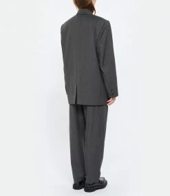 Budget 💯 ISABEL MARANT Veste Blazer Piaklero Laine Vierge Gris 😀 -BOUTIQUE MARGAUX LONNBERG unnamed file 164