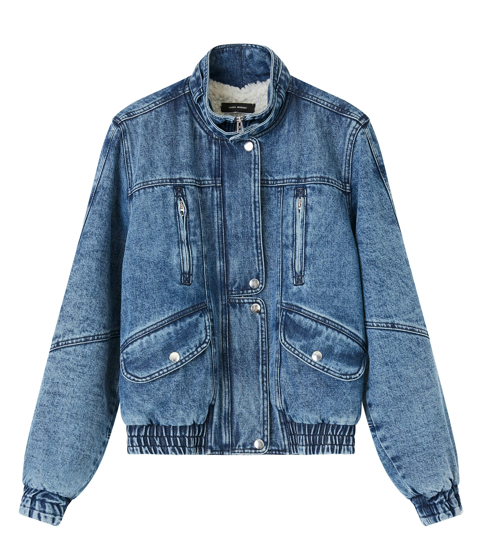 Meilleure affaire 😀 ISABEL MARANT Veste Vlasta Coton Bleu 🥰 1 Meilleure affaire 😀 ISABEL MARANT Veste Vlasta Coton Bleu 🥰