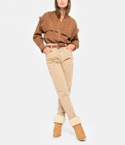 Budget 🧨 CHARLIE JOE Chemise Benito Coton Carreaux Orange 🎁 -BOUTIQUE MARGAUX LONNBERG unnamed file 1650