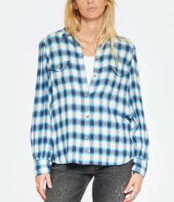 Meilleur prix 🔔 RAILS Chemise Ada Ivory Navy Turquoise ✨ -BOUTIQUE MARGAUX LONNBERG unnamed file 1670