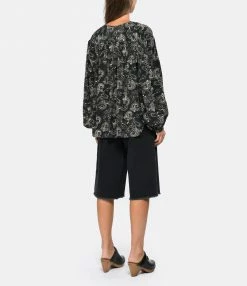 Bon marché ???? ISABEL MARANT Blouse Brunille Soie Noir ???? -BOUTIQUE MARGAUX LONNBERG unnamed file 1677