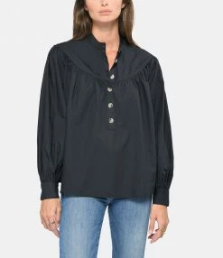 Le moins cher 🛒 CHARLIE JOE Blouse Diego Coton Bleu Navy 😍 -BOUTIQUE MARGAUX LONNBERG unnamed file 1702