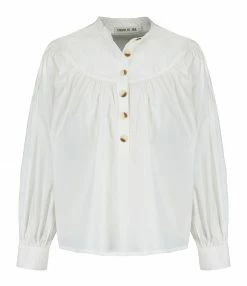 Meilleure affaire ❤️ CHARLIE JOE Blouse Diego Coton Blanc 😉