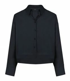 Le moins cher 🔔 JEANNE VOULAND Chemise Ima Coton Noir 🔔