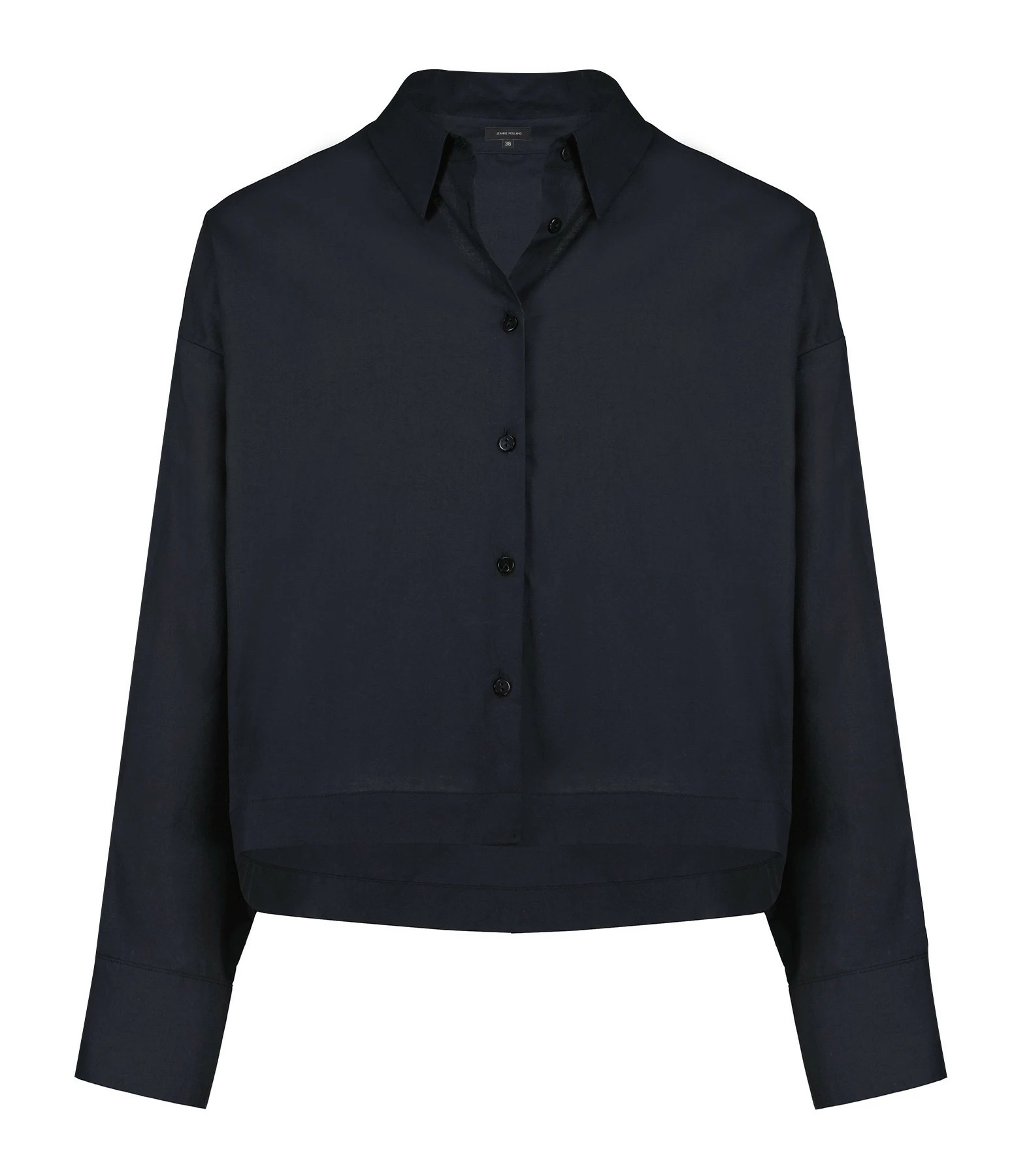 Le moins cher 🔔 JEANNE VOULAND Chemise Ima Coton Noir 🔔 1 Le moins cher 🔔 JEANNE VOULAND Chemise Ima Coton Noir 🔔