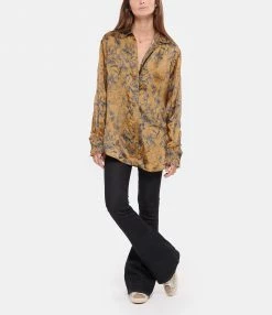 Vente flash ✔️ GOLDEN GOOSE Chemise Journey Marron Bleu ???? -BOUTIQUE MARGAUX LONNBERG unnamed file 1797